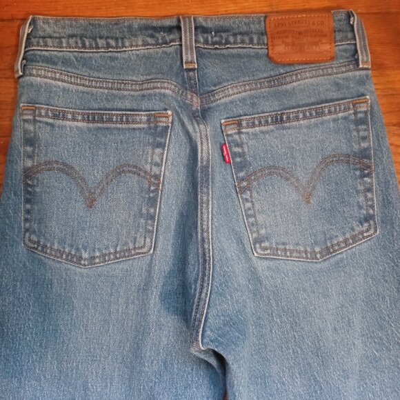 LEVI'S wedgie jeans in these dreams (sz25) - Picture 12 of 16